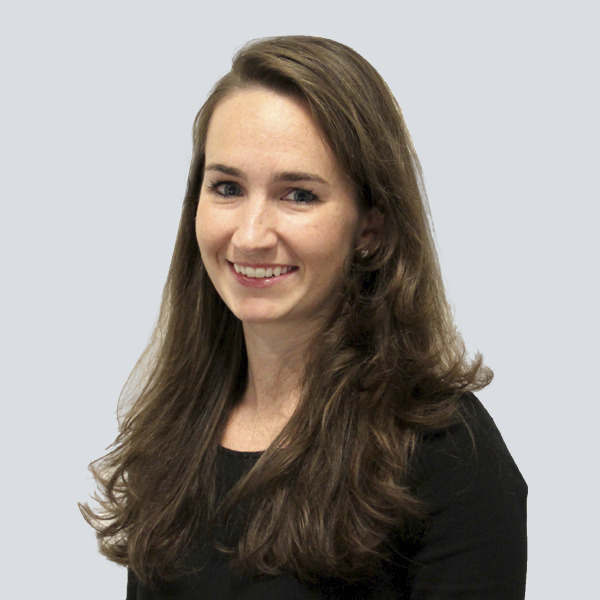 Sarah Walter Headshot - long brown hair, brown eyes, black shirt