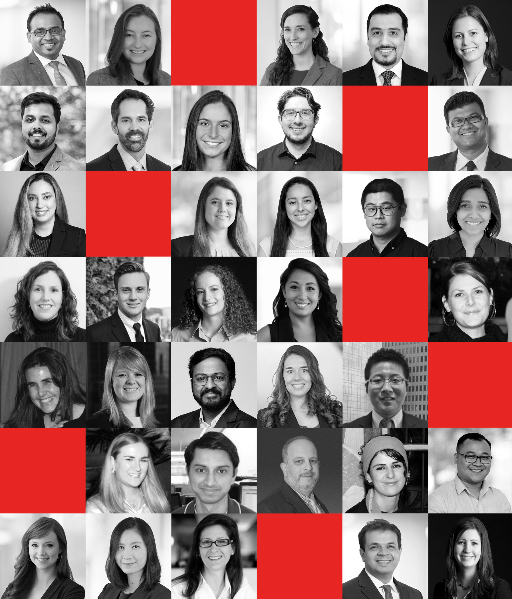 Grid featuring headshots of previous Tradewell Fellows